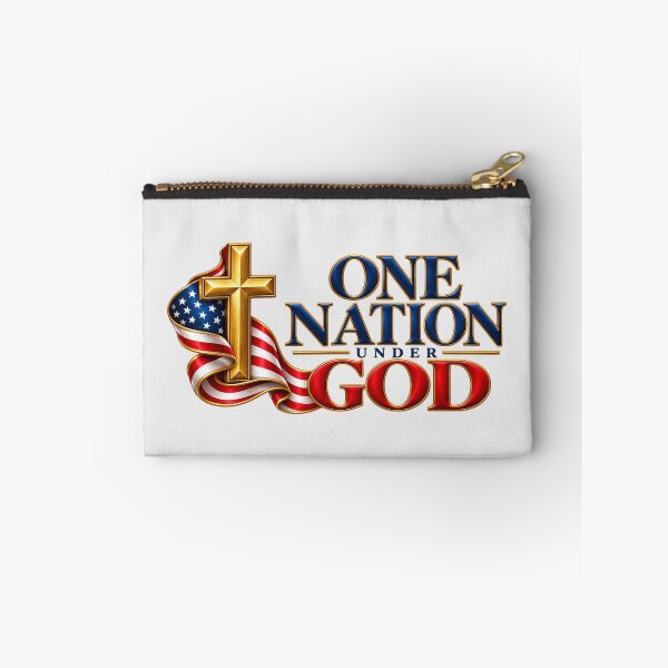 Item preview, One Nation Under God – Christian Patriotic Cross & American Flag designed and sold by HO•Designs.