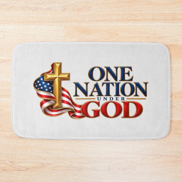 Item preview, One Nation Under God – Christian Patriotic Cross & American Flag designed and sold by HO•Designs.