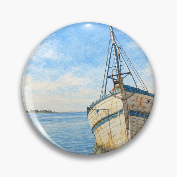 Item preview, Old Boat designed and sold by Carol-arts-.