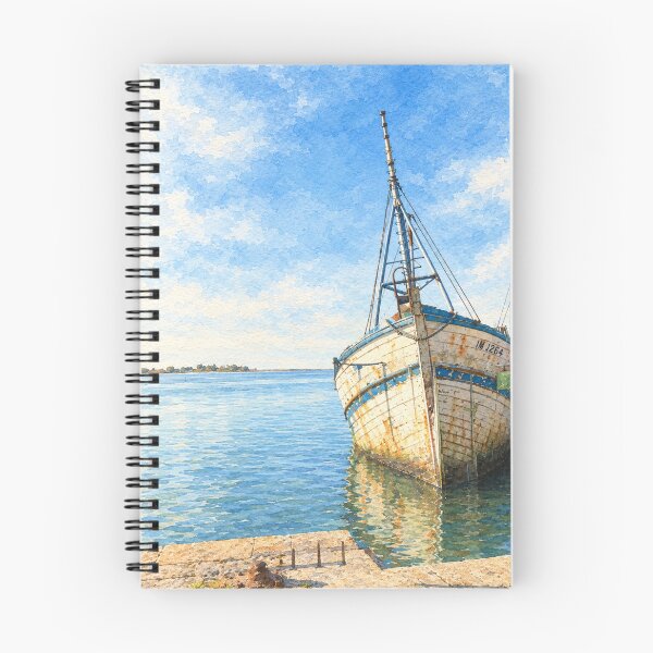 Item preview, Old Boat designed and sold by Carol-arts-.