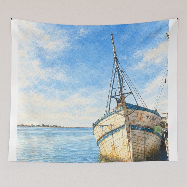 Item preview, Old Boat designed and sold by Carol-arts-.