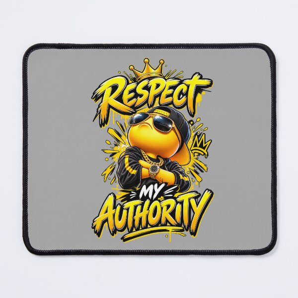 Item preview, Respect My Authority Funny Boss Dog  designed and sold by freshwear design.