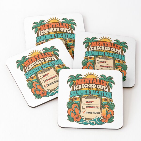 Item preview, Mentally Checked Out for Summer Vacation designed and sold by urbinet.