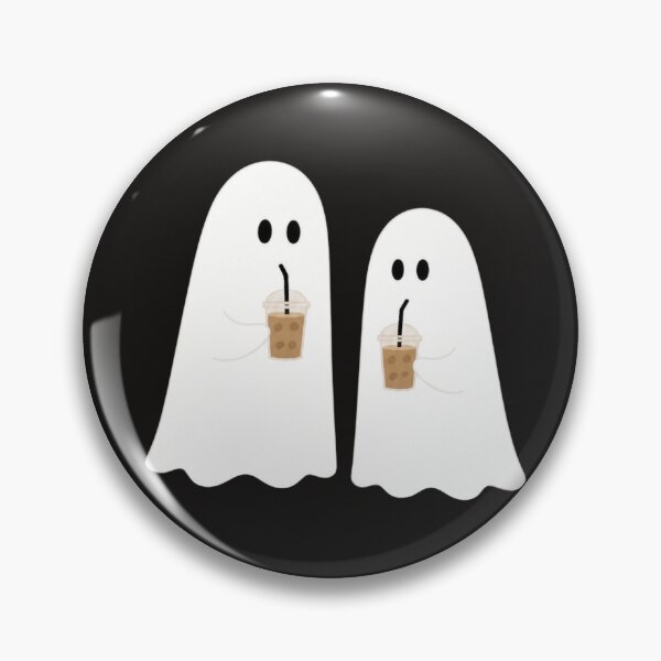 Item preview, Cute Ghosts Drinking Boba Tea designed and sold by Inka Moon Design.