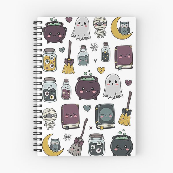 Item preview, Kawaii Gothic Halloween Sticker Sheet designed and sold by HOODYBUDSTYLES.