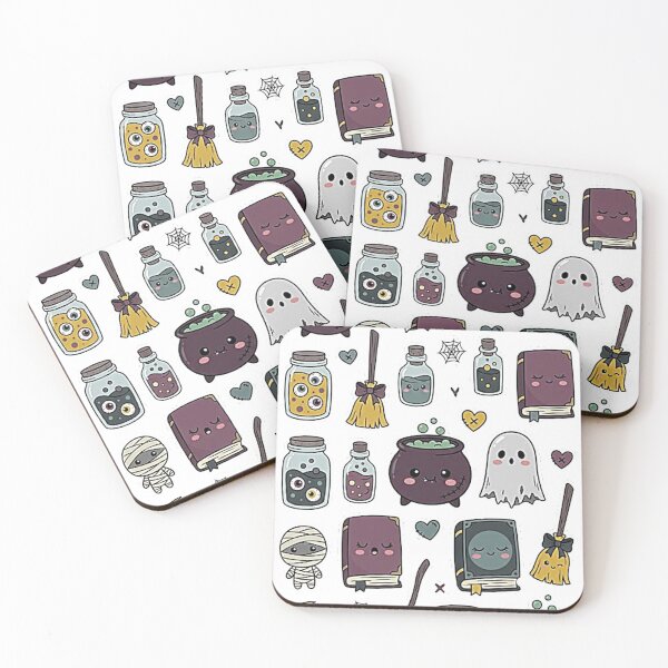 Item preview, Kawaii Gothic Halloween Sticker Sheet designed and sold by HOODYBUDSTYLES.