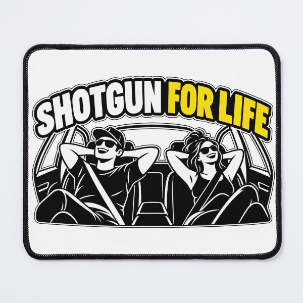 Item preview, Shotgun For Life Funny Self Driving Car Design designed and sold by Kenzie & Co.