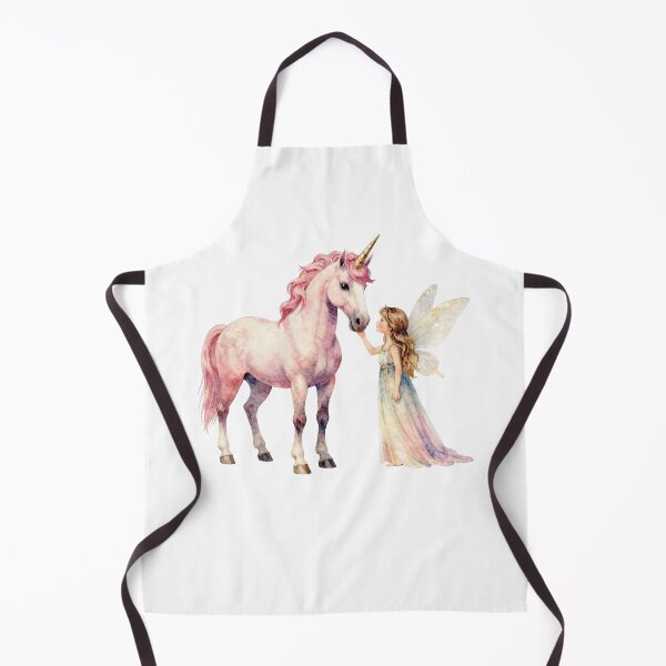 Item preview, Fairy and unicorn friend - magical watercolor fantasy art designed and sold by WildArtIT.