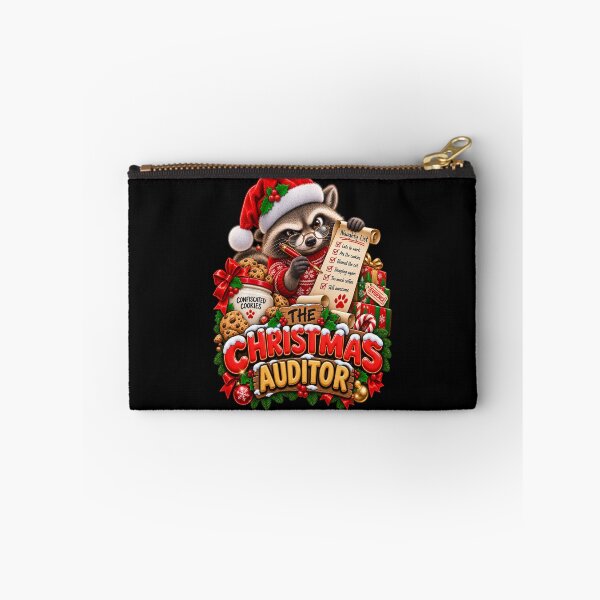 Item preview, The Christmas Auditor Funny Raccoon Corporate Humor designed and sold by StaticEmpire.