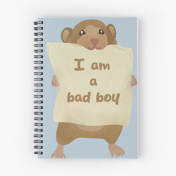 Item preview, i am a bad boy - hamster doodle designed and sold by FandomizedRose.