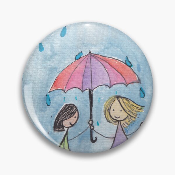 Item preview, Best friends stick together in the rain designed and sold by Anna  Mills.