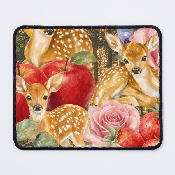 Item preview, Sweet Berry Fawn Collage Scrapbook Design  designed and sold by Pattern Wilde Studio Co..