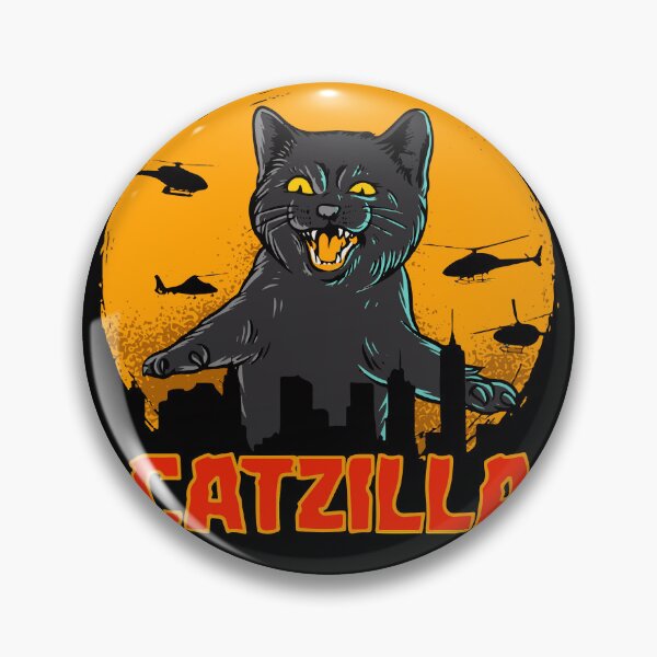 Item preview, Catzilla - Funny Cat Parody  designed and sold by DGMaxShop.
