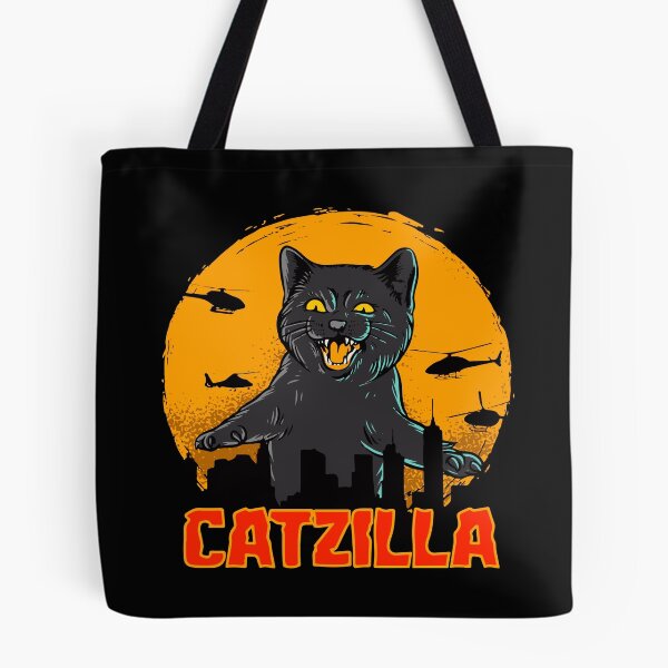 Item preview, Catzilla - Funny Cat Parody  designed and sold by DGMaxShop.