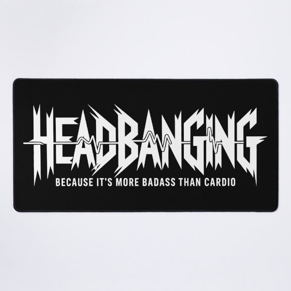 Item preview, Headbanging  - Because It's More Badass Than Cardio designed and sold by KaurisDigital.