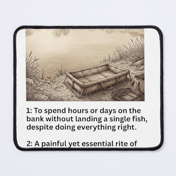 Item preview, “Blank” Illustrated Dictionary Definition Carp Fishing designed and sold by Always-Angling.
