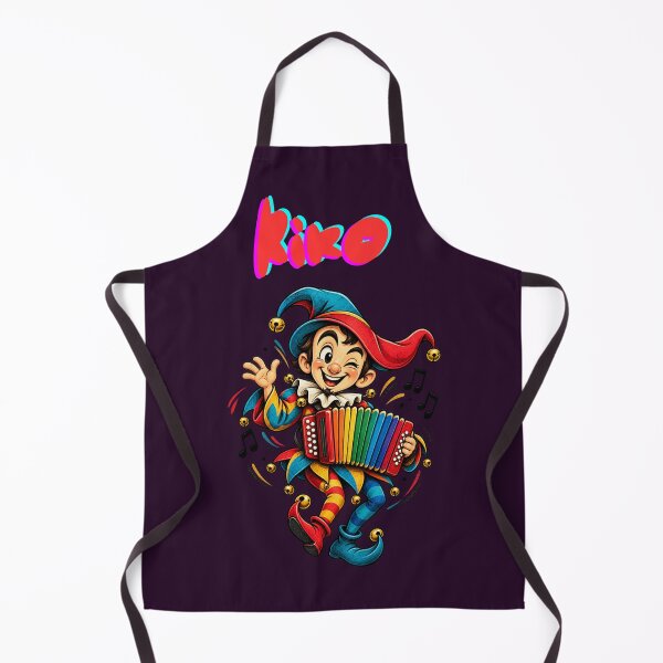 Item preview, Kiko the Jester – Colorful Accordion Player designed and sold by The Kawaii Forge.