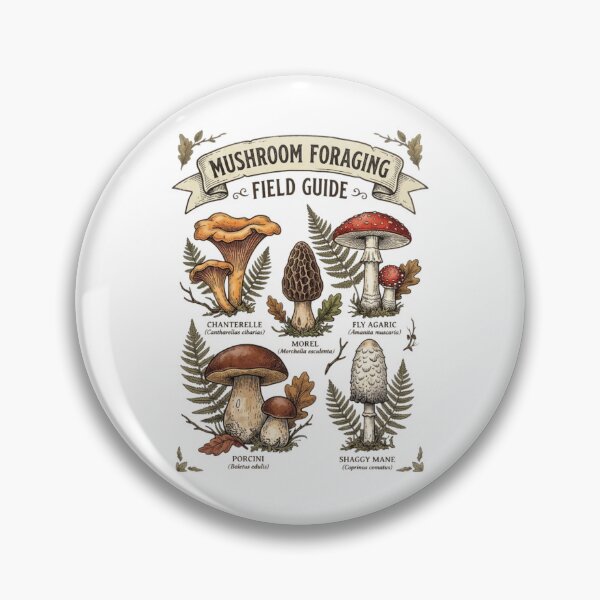 Item preview, Vintage Mushroom Foraging designed and sold by JILL-RIGGS.