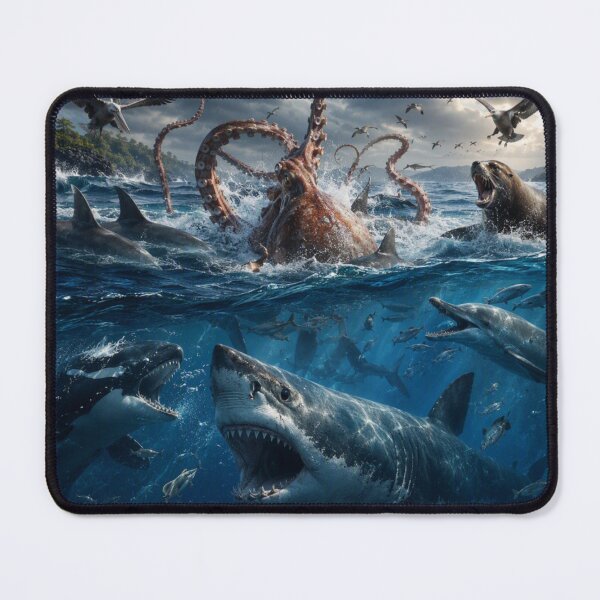 Item preview, Savage Battle in the Ocean designed and sold by JuViRo.