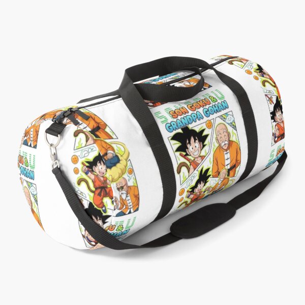 Item preview, Son Goku and Grandpa Gohan Manga Comic Collage designed and sold by FreakToons.