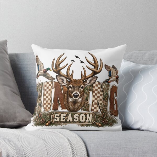 Item preview, Hunting Season Retro Deer Head Camo Duck Graphic designed and sold by VGAfanatic.