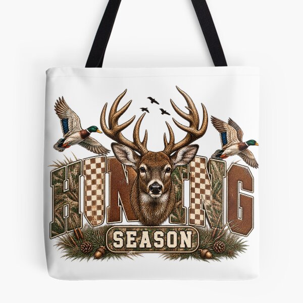 Item preview, Hunting Season Retro Deer Head Camo Duck Graphic designed and sold by VGAfanatic.
