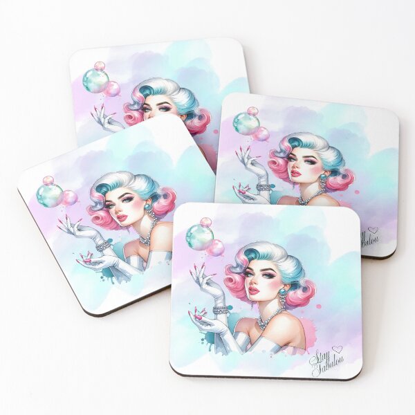 Item preview, Glamorous Retro Woman Stay Fabulous designed and sold by Luckyword.