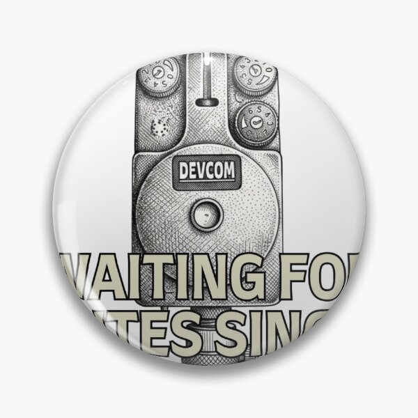 Item preview, Vintage Bite Alarm “Waiting For Bites Since The 90s” Fishing – 90s Angler designed and sold by Always-Angling.