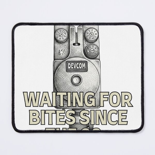 Item preview, Vintage Bite Alarm “Waiting For Bites Since The 90s” Fishing – 90s Angler designed and sold by Always-Angling.