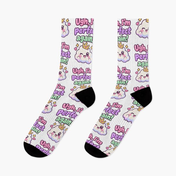 Item preview, Ugh, I’m Perfect Again Kawaii Art designed and sold by Click & Grab.