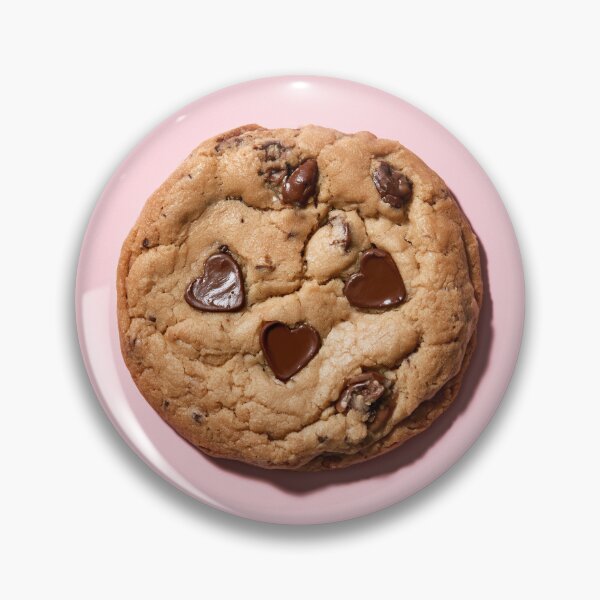 Item preview, Heart Chocolate Chip Cookie – Cute Love Cookie Design for Cookie Lovers designed and sold by WordPlayStudio.