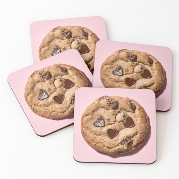 Item preview, Heart Chocolate Chip Cookie – Cute Love Cookie Design for Cookie Lovers designed and sold by WordPlayStudio.