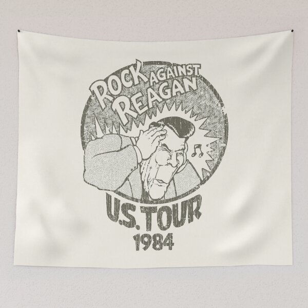 Item preview, Rock Against Reagan 1984 designed and sold by AstroZombie6669.