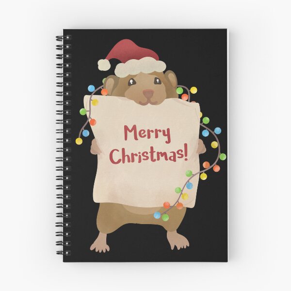 Item preview, Merry Chirstmas Hamster Doodle designed and sold by FandomizedRose.