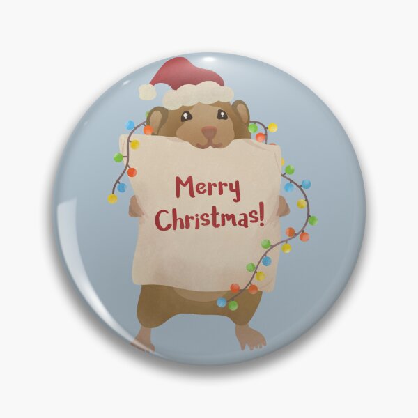 Artikelvorschau, Fröhliche Weihnachten, Hamster-Doodle entworfen und verkauft von FandomizedRose.