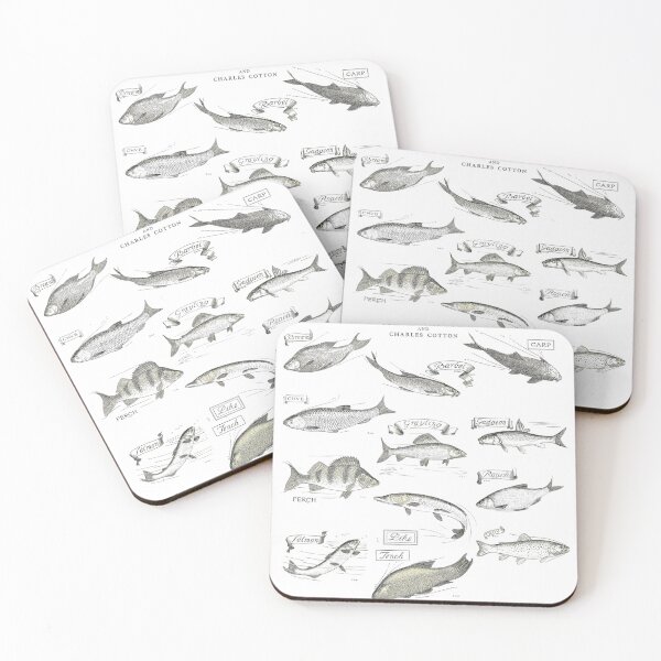 Item preview, The Compleat Angler (Izaak Walton) Fish Identification Chart designed and sold by Always-Angling.