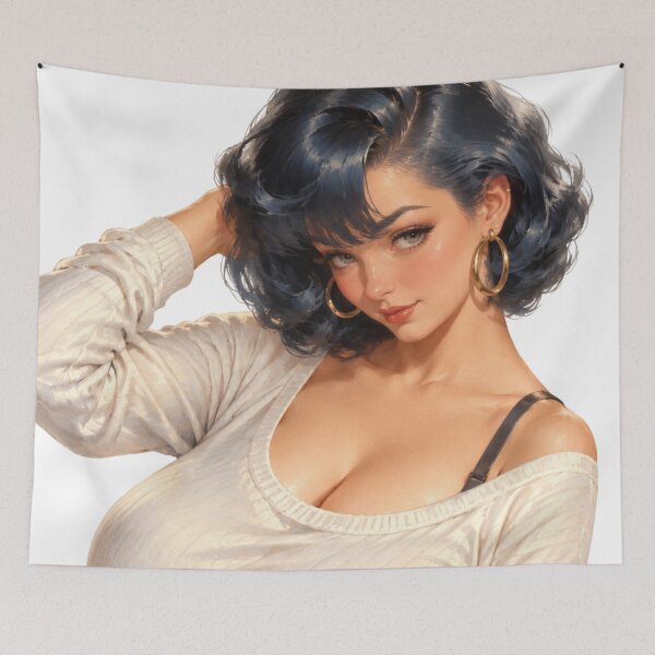 Item preview, Brunette Pin Up – Vintage Glamour Girl designed and sold by Cosplayvintage.