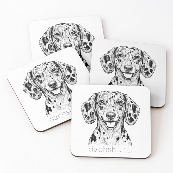 Item preview, Dachshund Portrait Illustration designed and sold by SUP-R-Ts.