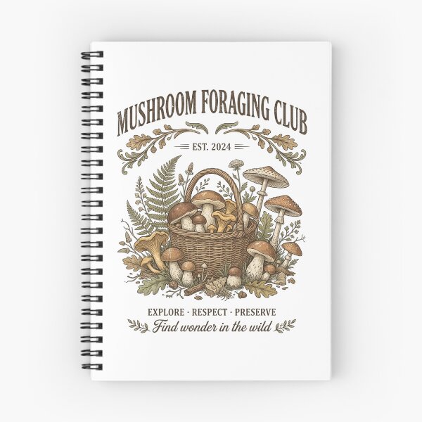 Item preview, Mushroom Foraging Club designed and sold by JILL-RIGGS.