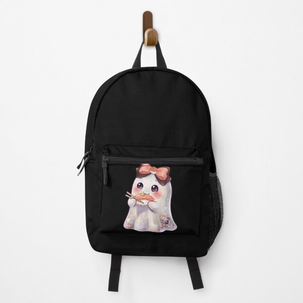Item preview, Cute Kawaii Ghost Eating a Sushi Design / Halloween / Korea / Ghosts / Foodie / Japanese / T-shirts mugs stickers phone case hardcover journal poster designed and sold by TeenLake.