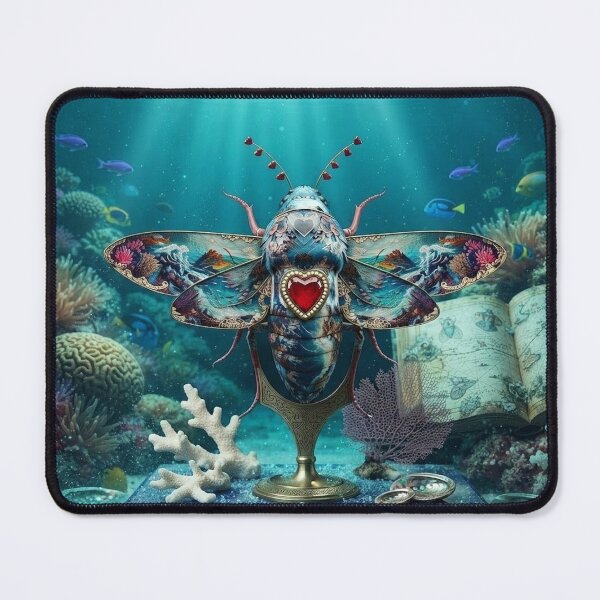 Item preview, Ocean inspired beetle designed and sold by KingsArtworx 2.