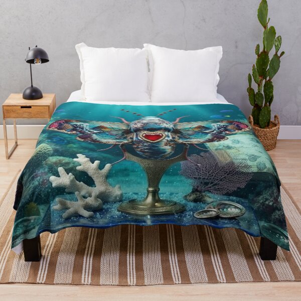 Item preview, Ocean inspired beetle designed and sold by KingsArtworx 2.
