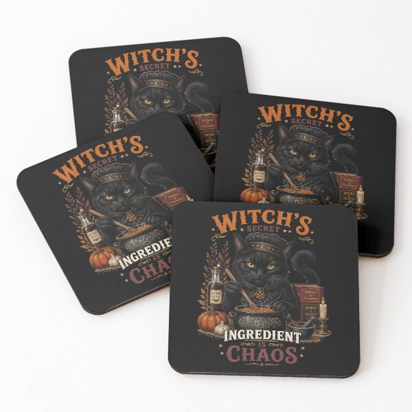 Item preview, Witchy Chef Cat Retro Halloween Poster Halloween designed and sold by LiviuGligoros.
