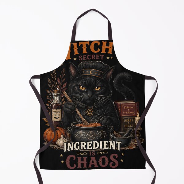 Item preview, Witchy Chef Cat Retro Halloween Poster Halloween designed and sold by LiviuGligoros.