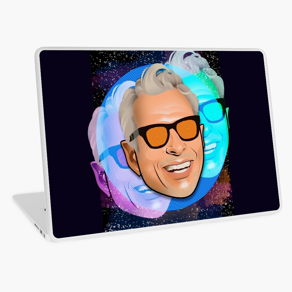 Kosmischer Goldblum Laptop Folie