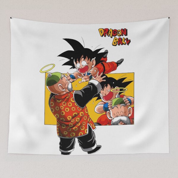 Item preview, Emotional Reunion Goku and Grandpa Gohan Art designed and sold by FreakToons.