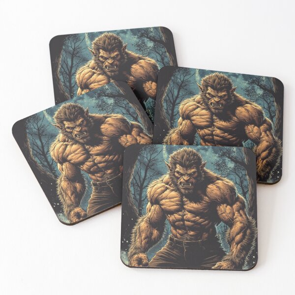 Item preview, HELL-O-WEEN: Wolfman; Limited Edition Monster Tees designed and sold by FANTASY FRENZY.