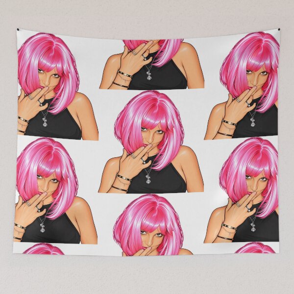 Item preview, Britney Spears Pink Wig designed and sold by FavePopCulture.