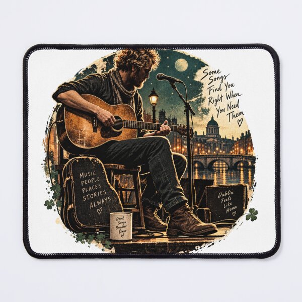 Item preview, Dublin Acoustic Folk Music Sticker designed and sold by Mystic Wild Studio.