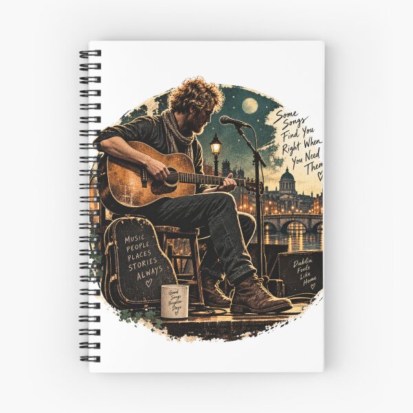 Item preview, Dublin Acoustic Folk Music Sticker designed and sold by Mystic Wild Studio.
